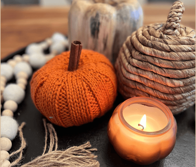 Autumn pumpkin knit